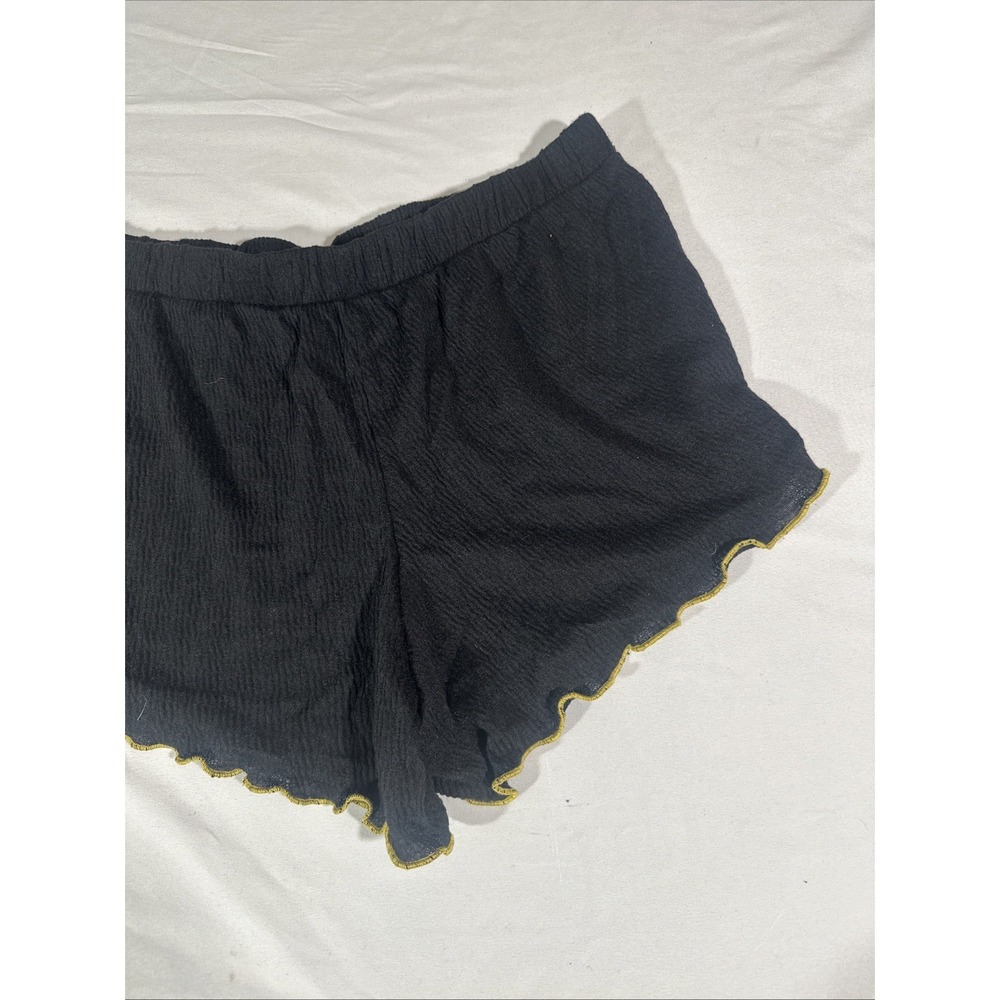 NEW $68 Emerson Road [ Small ] 2 Piece Set Daisy Pajamas Tee + Shorts Black 7069 - Picture 14 of 14